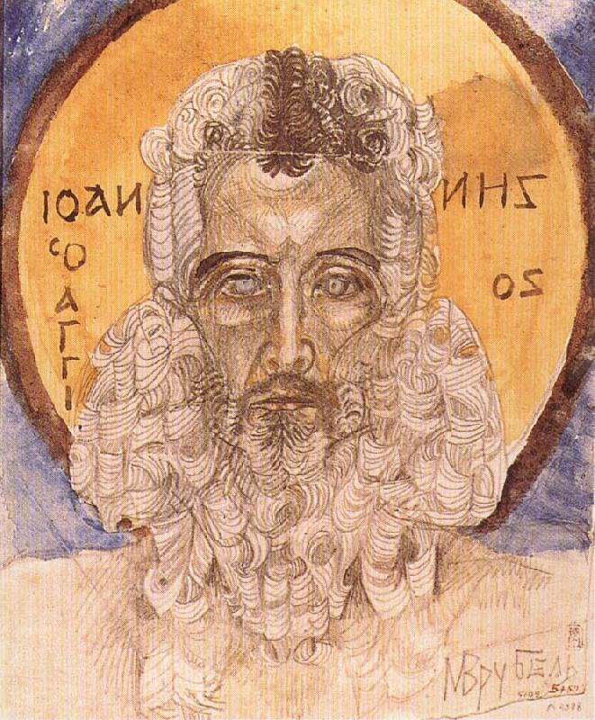 Mikhail Vrubel The head of john the Baptist